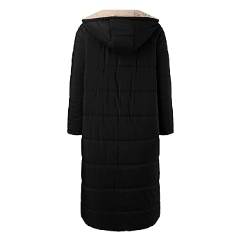 ジャケット・アウター THINK FUR Taffta reversible Long Coat Winter Thicken Puffer Coat for Women with Hood Zip Up Jacket